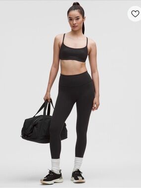 Lululemon Wunder Train High Rise Tight 25”, 6, Black